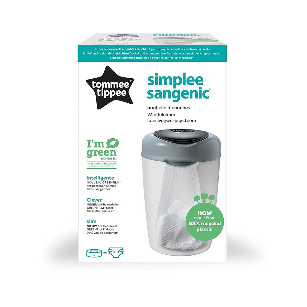 Tommee TippeeTommee Tippee   Sangenic Simplee Windeleimer