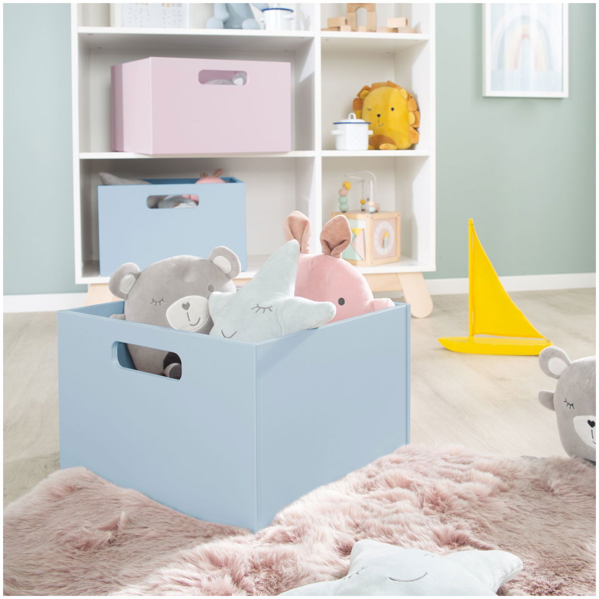 robaroba   Aufbewahrungsbox meerblau