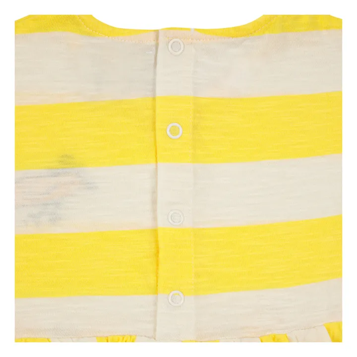 Bobo Choses Robe Coton Bio Rayures | Jaune