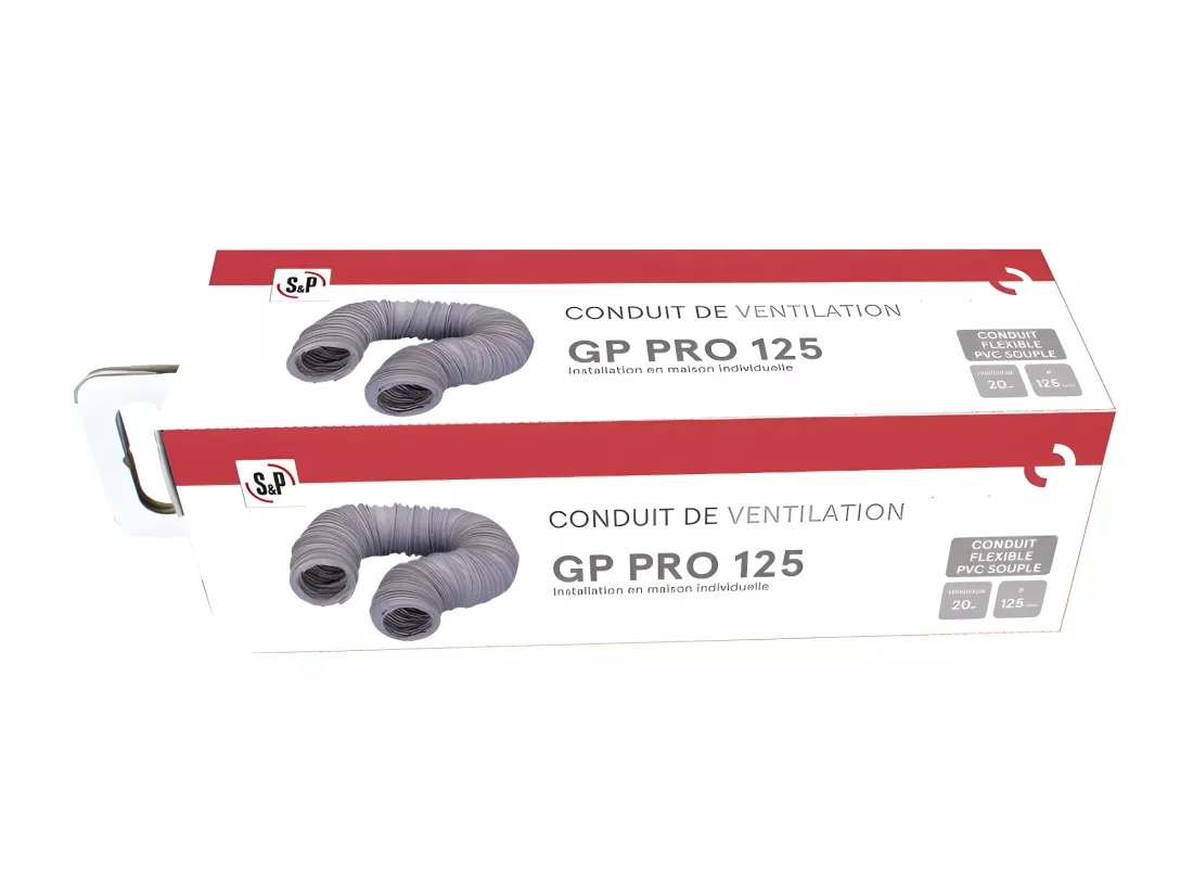 Unelvent  811507  Gaine souple PVC PRO 125