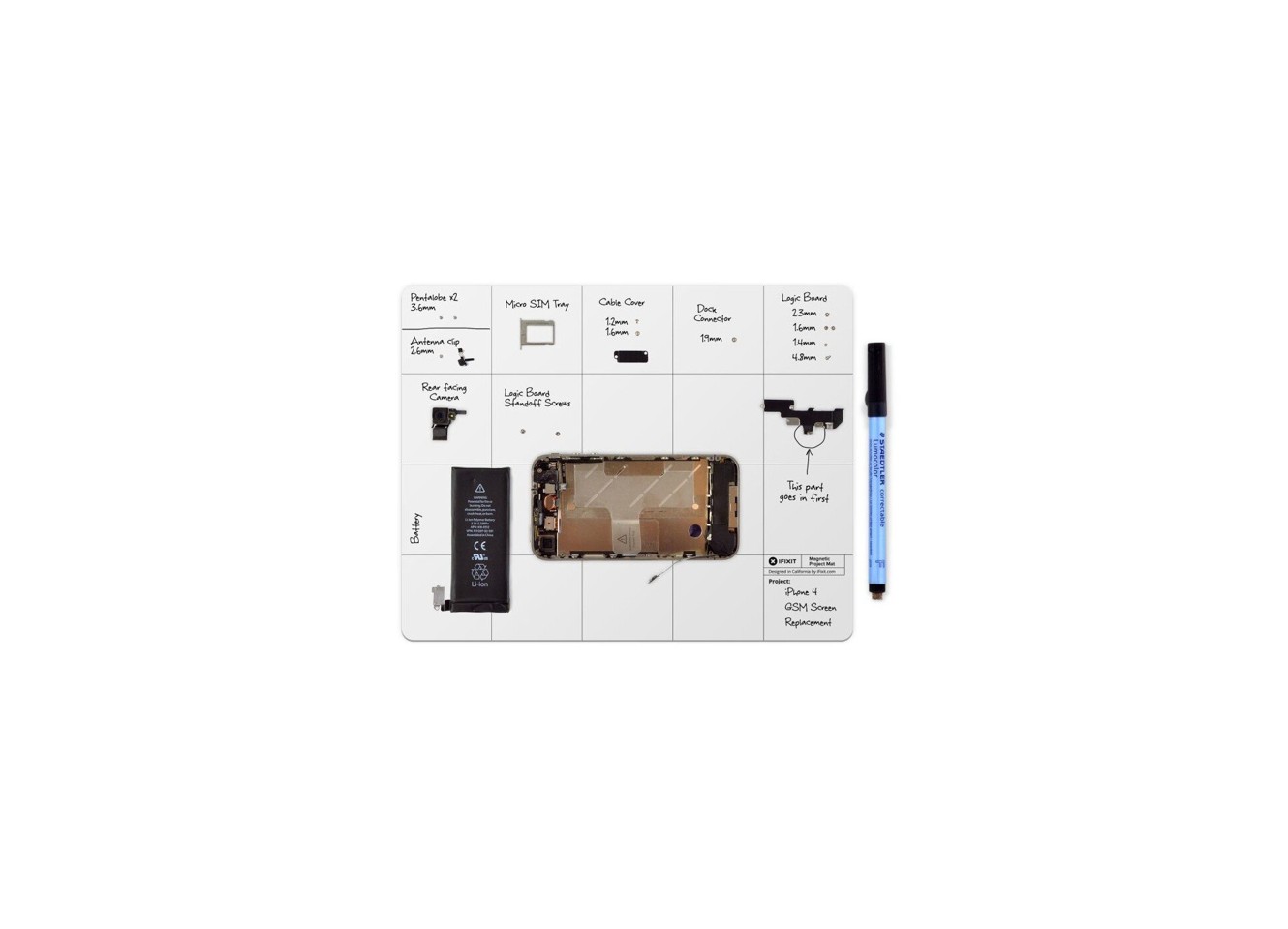 iFixit - 1x Pro Tech Toolkit - 1x Pro Magnetic Project Mat - Bundle