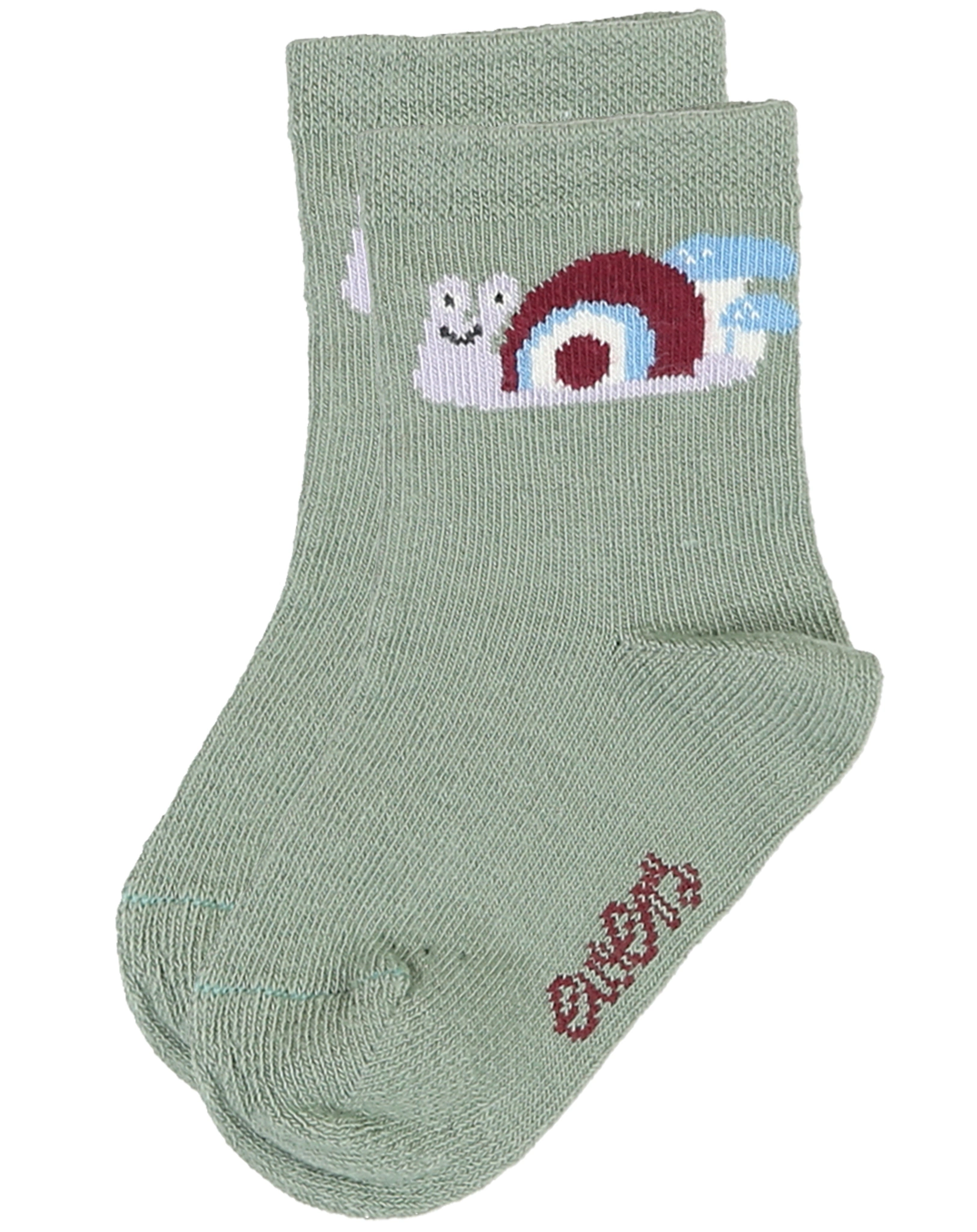 Socken SCHNECKE 3er-Pack in hell flieder/grün