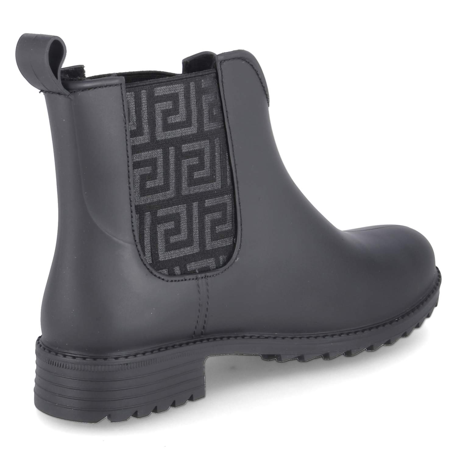 Rieker Gummistiefel - schwarz-matt