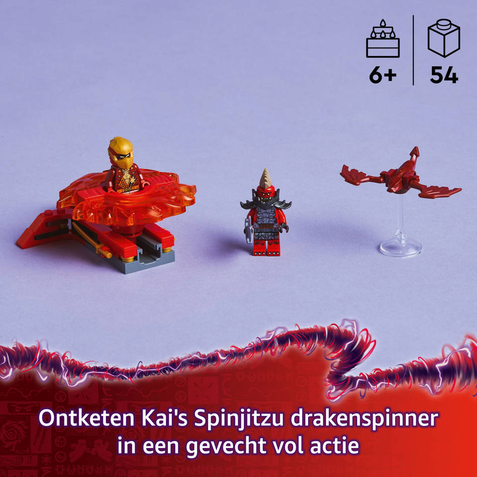 LEGO NINJAGO Kai's Spinjitzu drakenspinner 71823