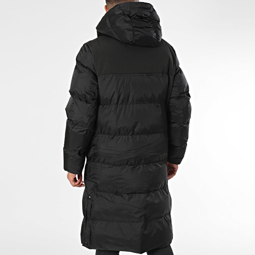 Doudoune Capuche Longue Noir