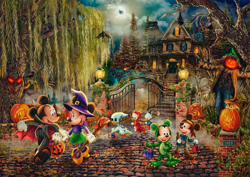 Schmidt Spiele - Disney Puzzels - Multicolor - Hout - 1000 Stukken
