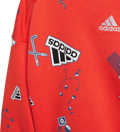 adidas Performance Sweats?t - I Bluv Jogger - R?d/Sort