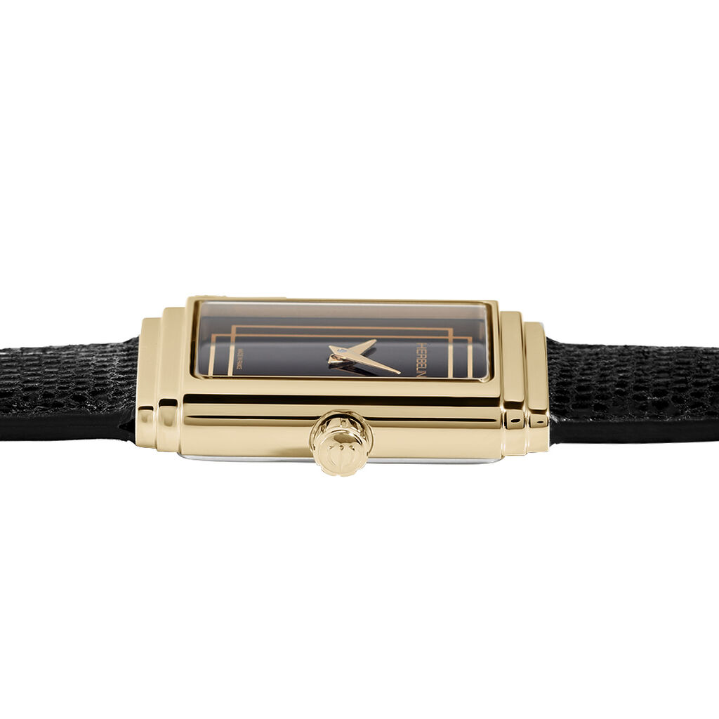 Montre Herbelin Art Deco Noir