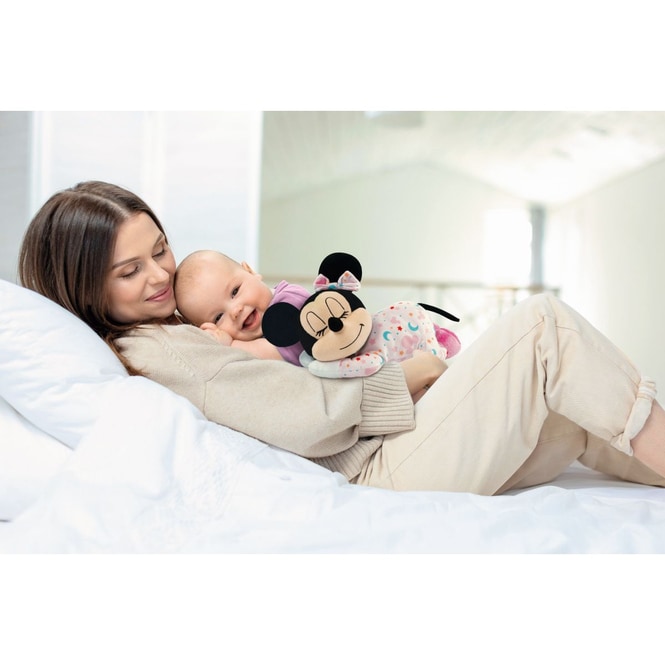 Disney - Baby Minnie - Schlafende Plüschfigur Minnie