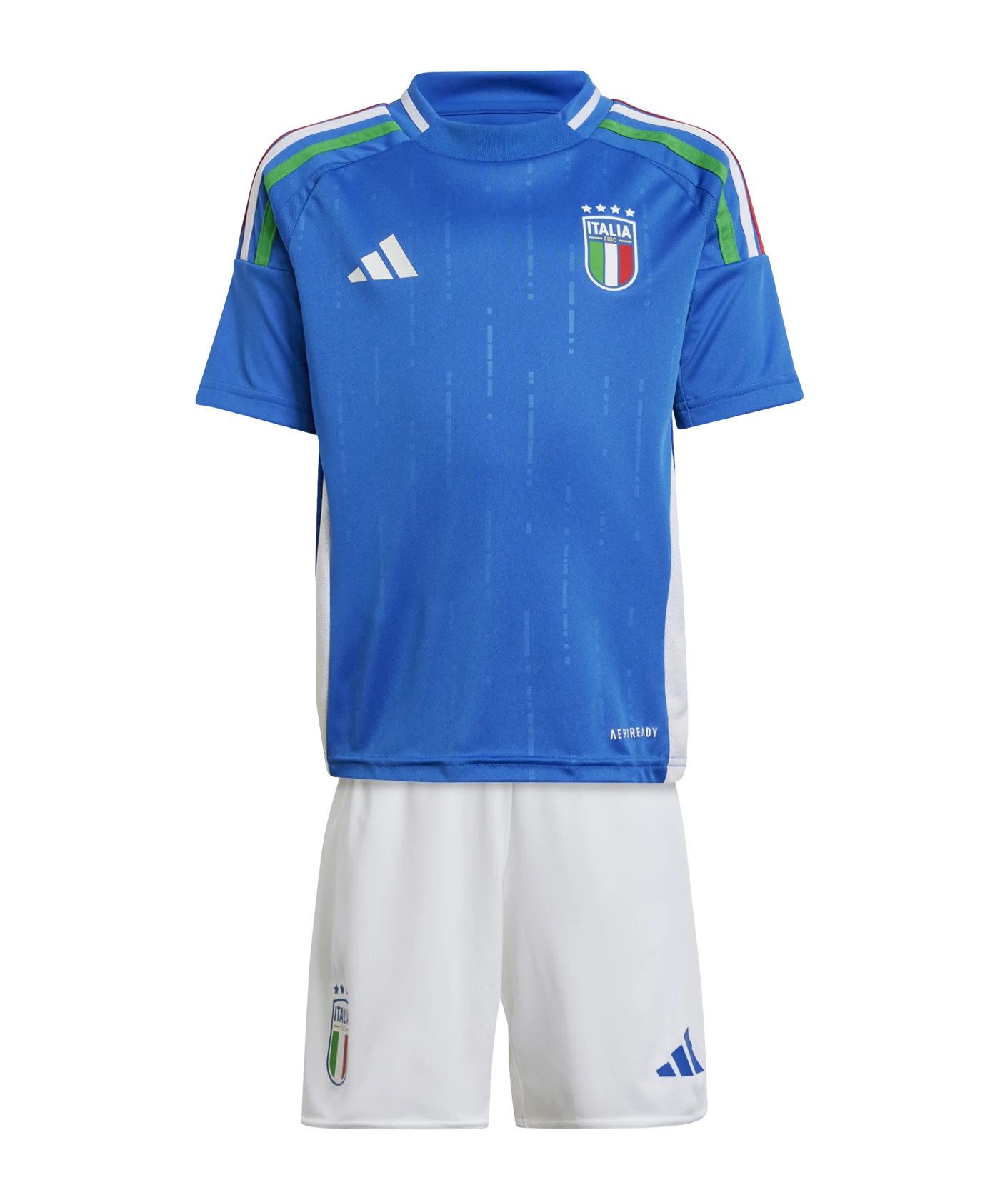 adidas Italien Minikit Home EM 2024 Blau