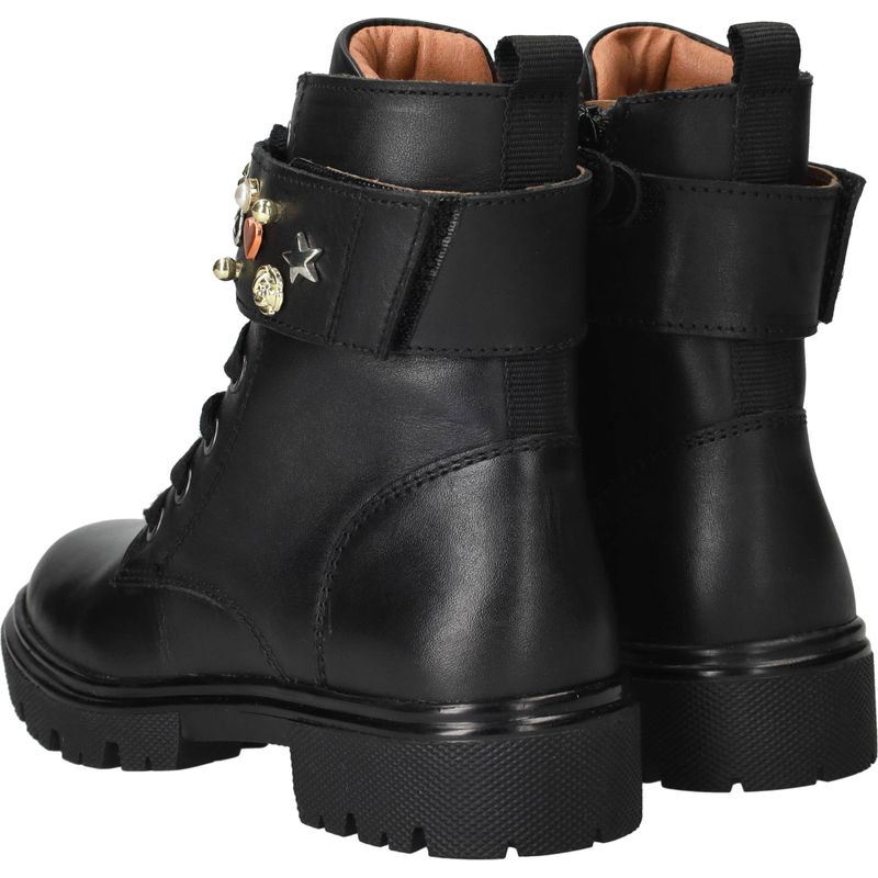 IK-KE Veterboots Zwart Meisjes