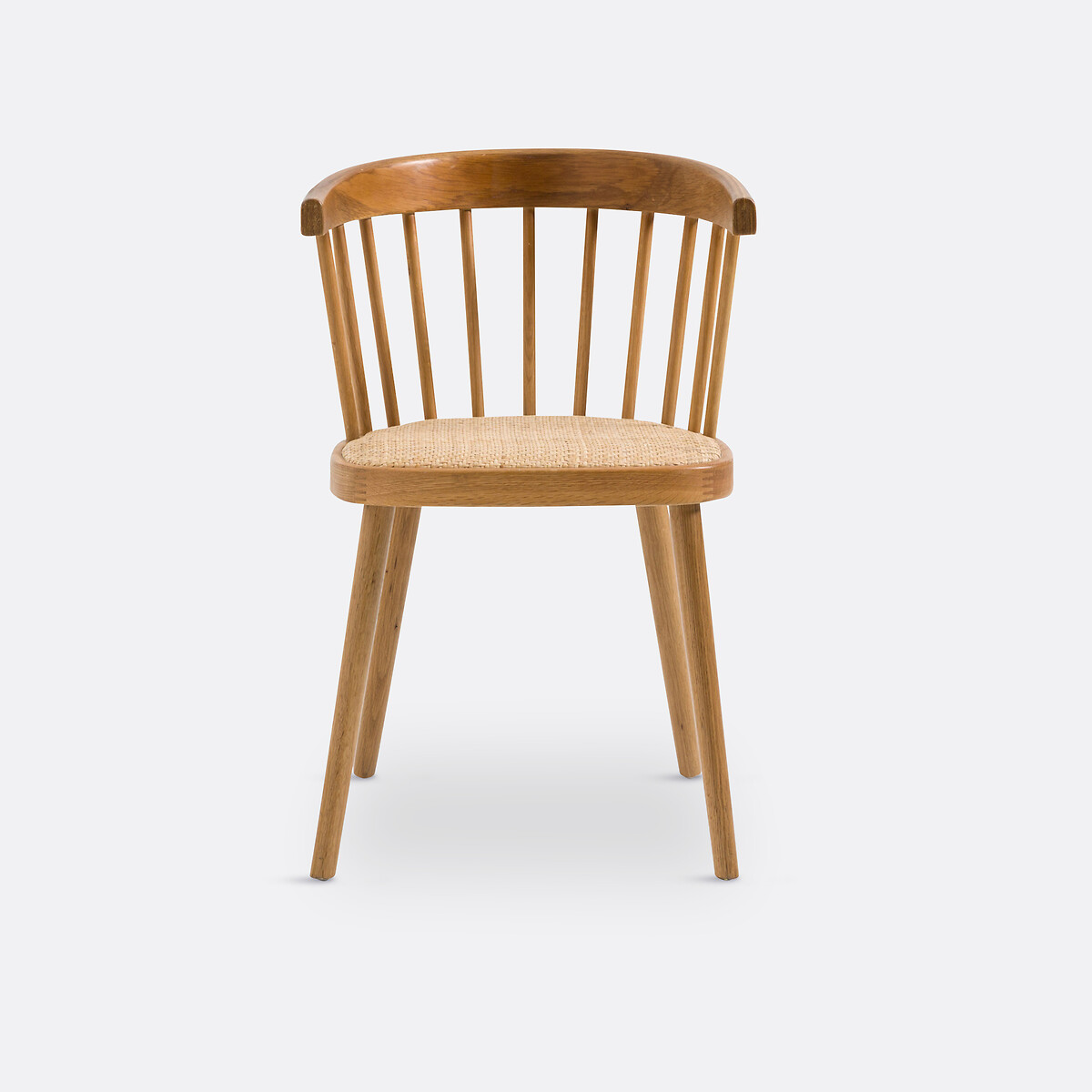 LA REDOUTE INTERIEURS<br>Poltrona de mesa Portman em carvalho/rattan