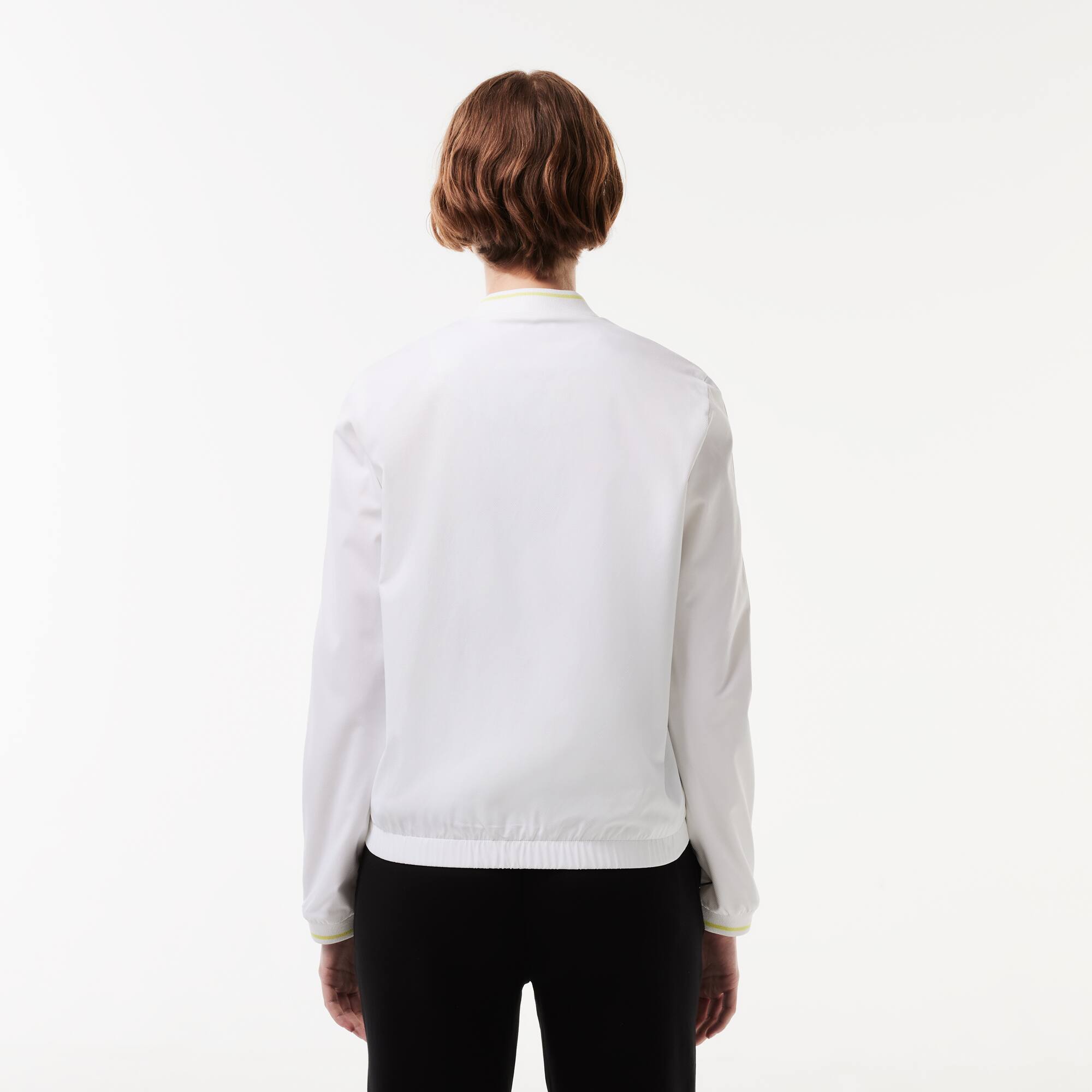 Ultra-Dry Tennisjacke aus recycelten Fasern Jacken & Mäntel - Weiss - Lacoste - Damen