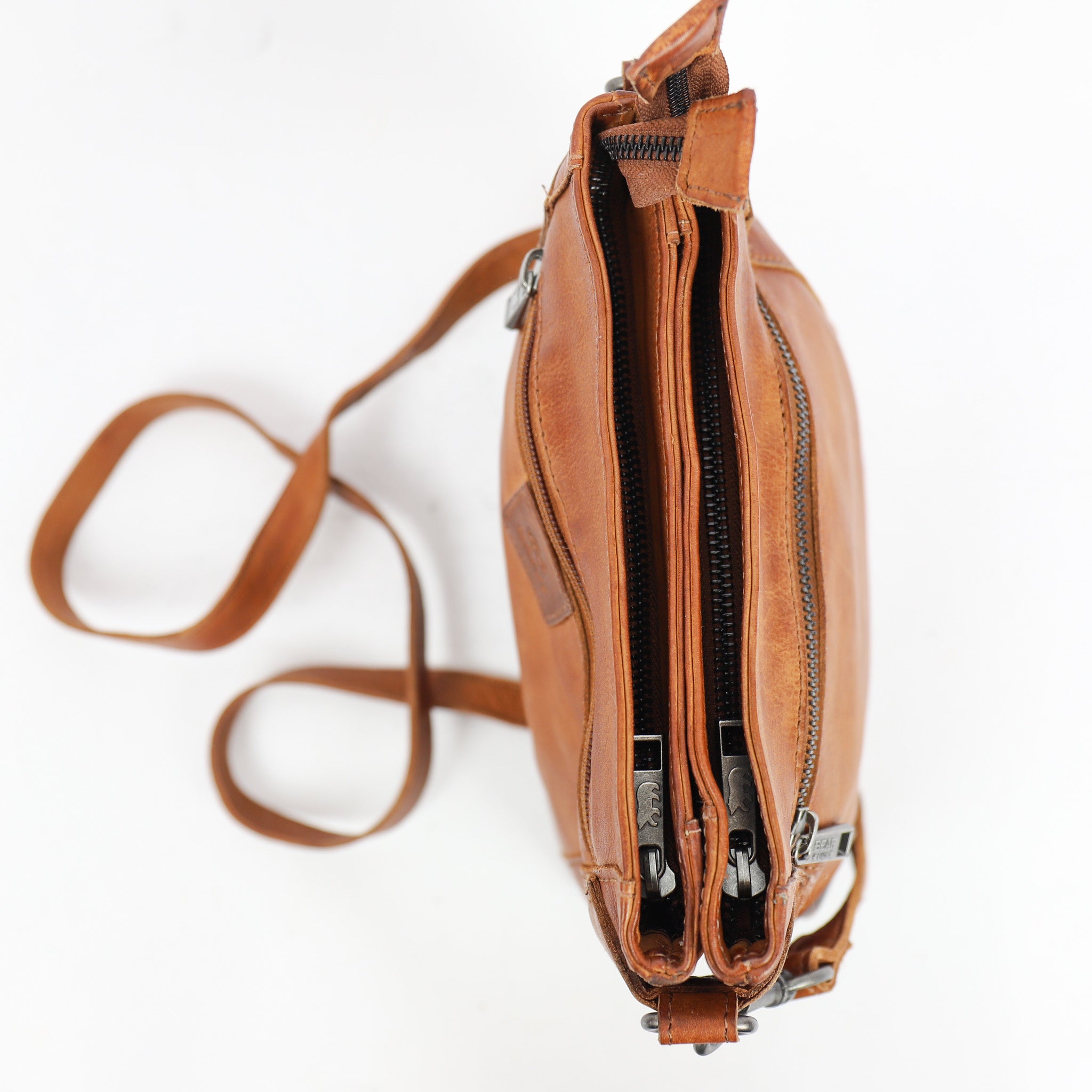 Schoudertasje 'Teppie' cognac - CP 2220 Cognac
