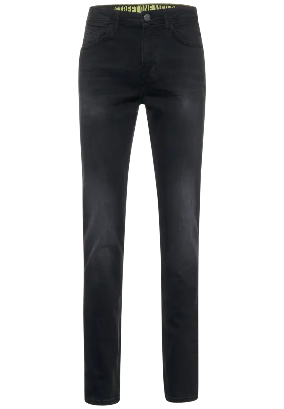 Slim Fit Jeans - basic black wash