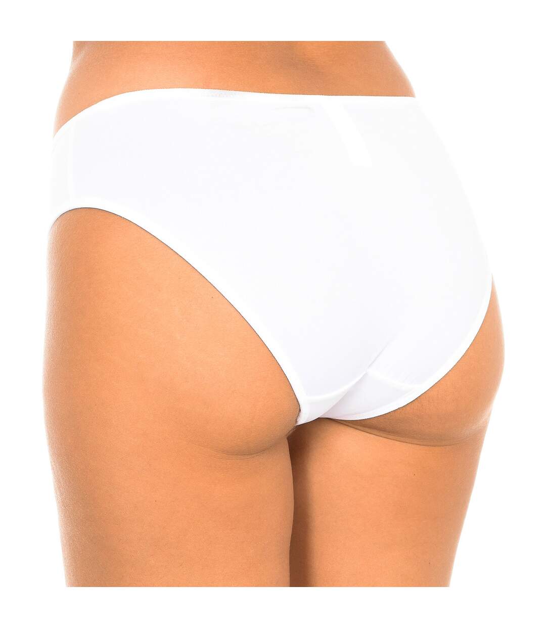 Mesh fabric panties with flowers 00ASE women
