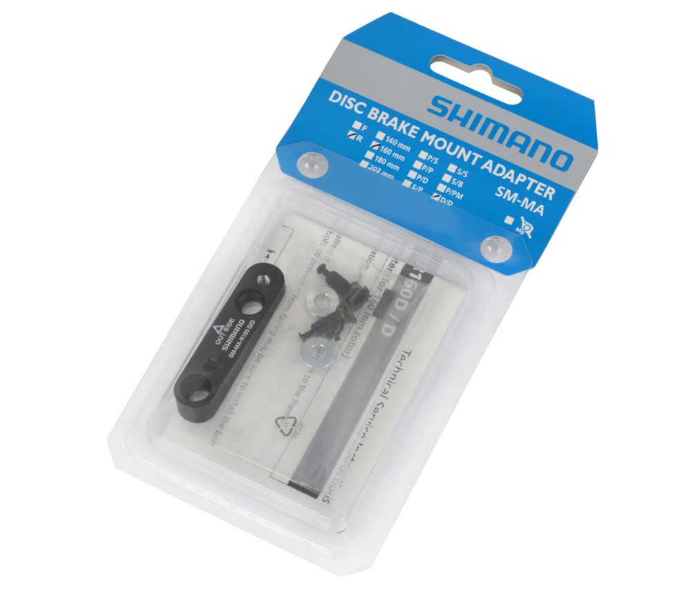 Shimano SM-MA-R160D/D Flat-Mount Adapter für HR 160mm Bremsscheibe kaufen | Bike-Discount
