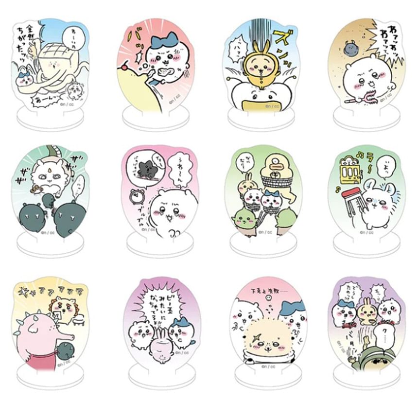 Ensky - Chiikawa Acrylstandaard (Serie 2) (12 Types) (Blind Box)