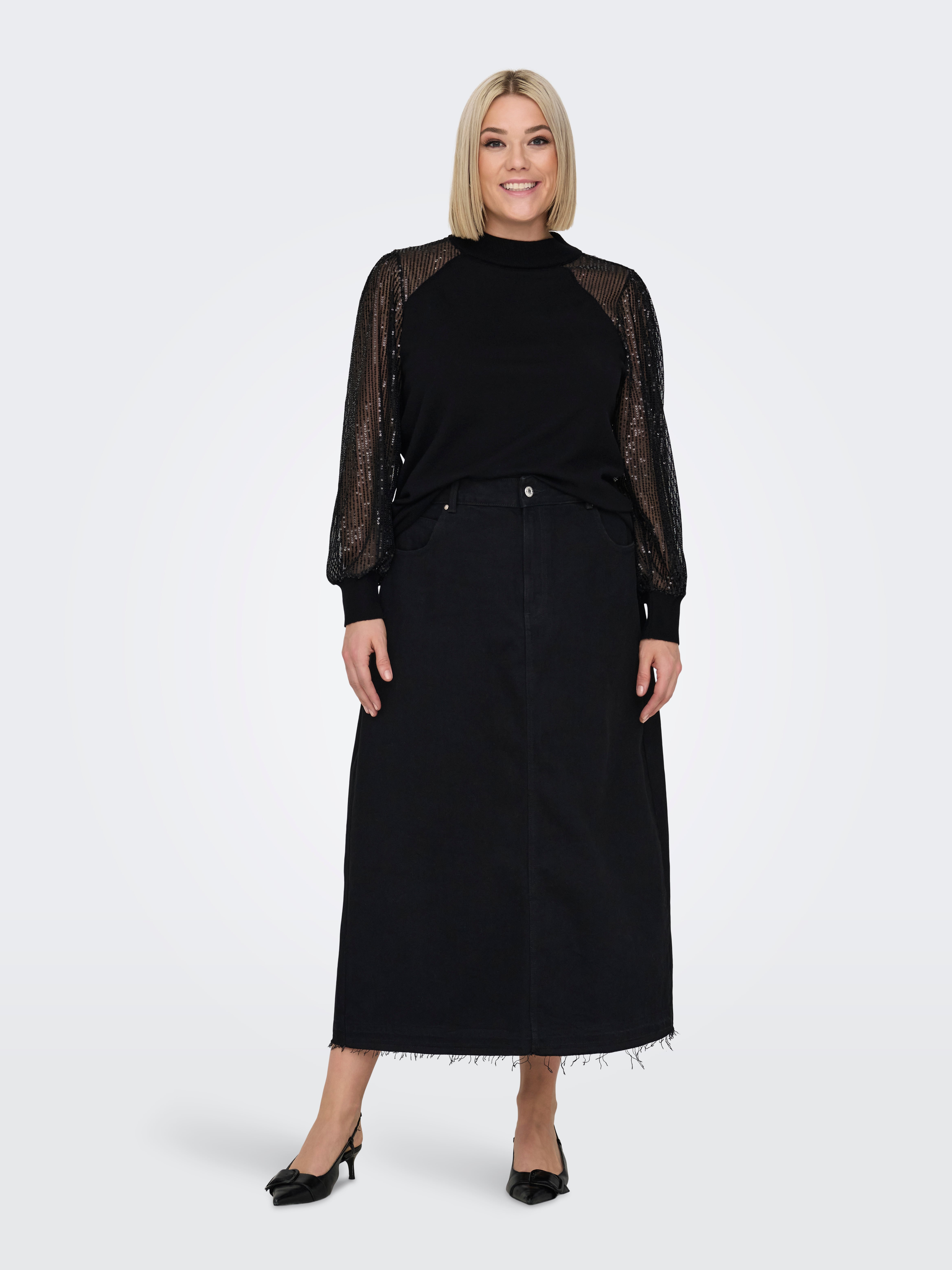 CARNAJA Strickpullover Black