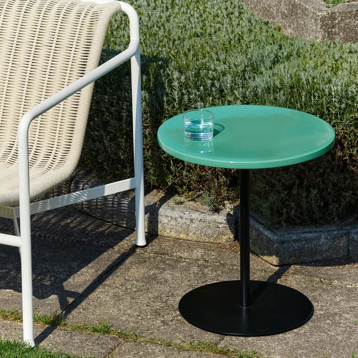 HAY - Pyro Beistelltisch, Ø 45 cm, schwarz / schwarz