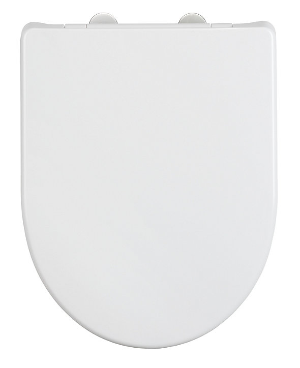 Abattant WC déclipsable blanc avec frein de chute Sindia