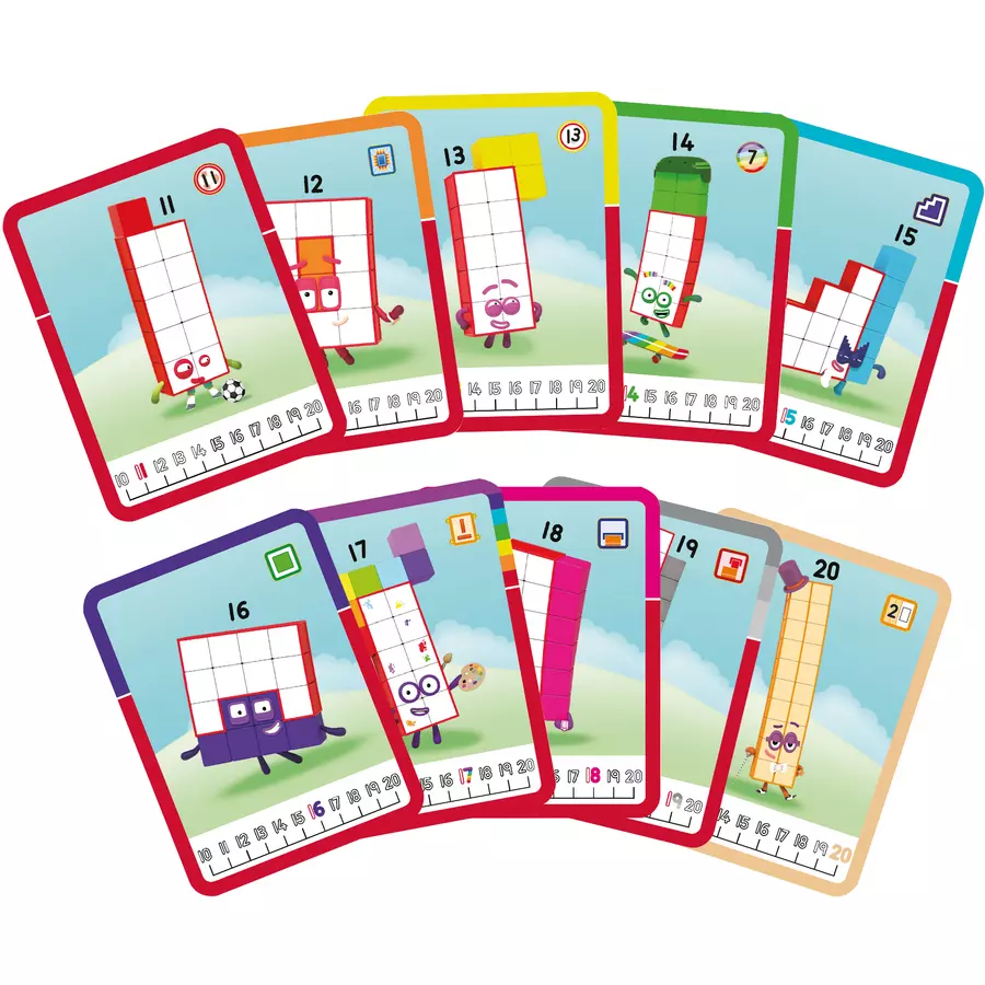 Learning Resources® Mathlink® Cubes Numberblocks 11-20 Activity Set