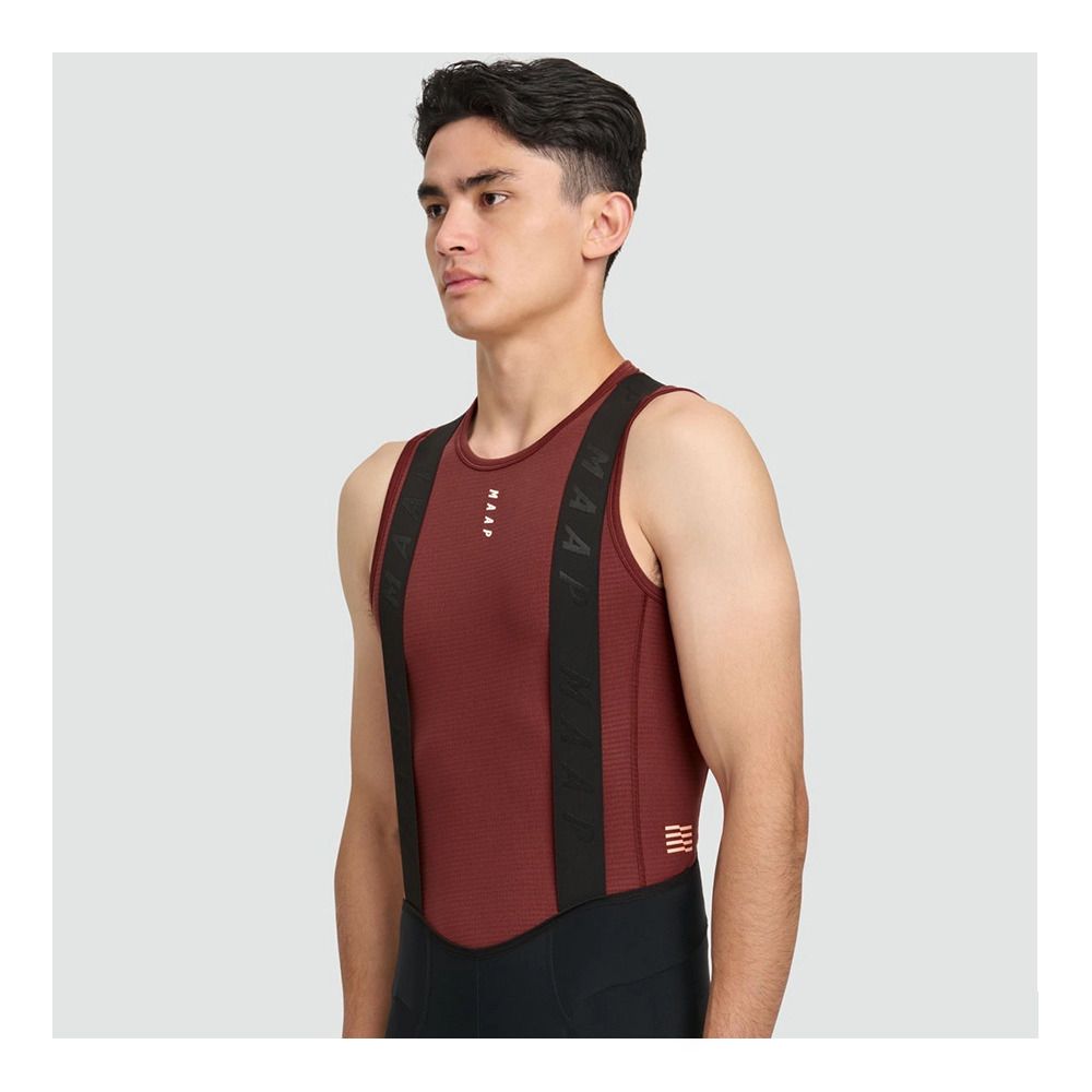 Maap THERMAL BASE LAYER VEST - Sous-couche Homme henna