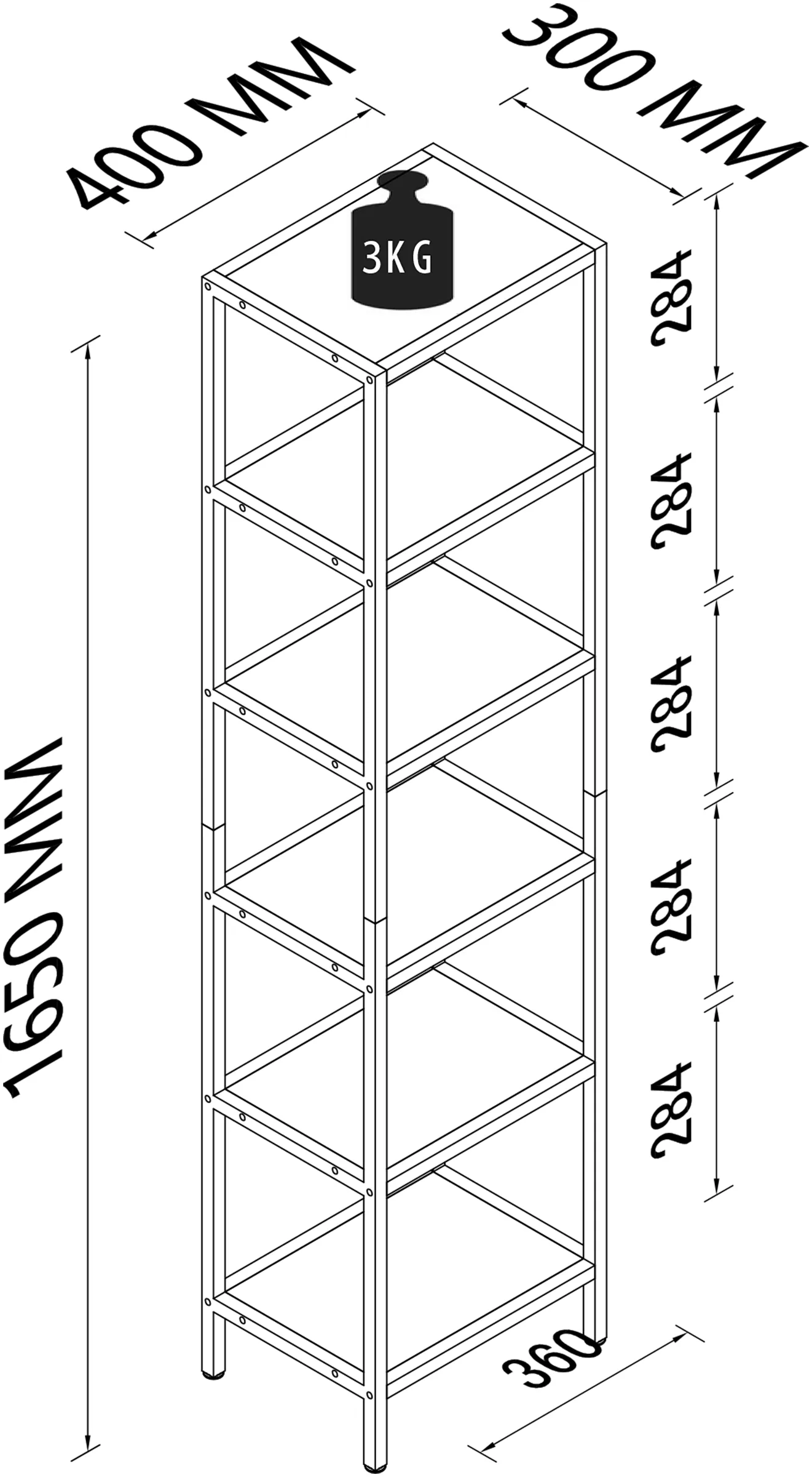 VCM Eisen Glas Standregal Vitrine Sammelvitrine Glasvitrine Schaukasten Standvitrine Vinali M