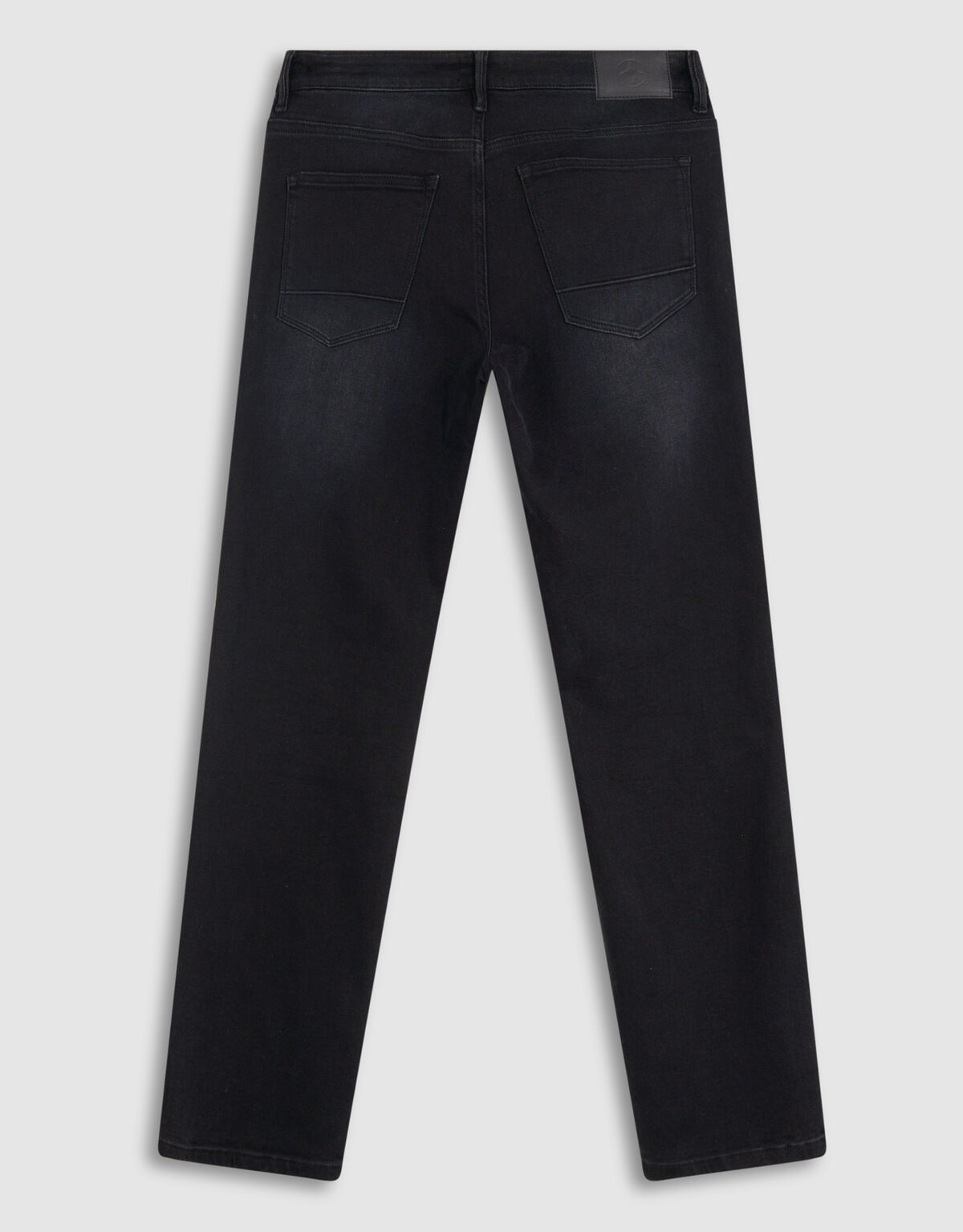 Slim Straight Fit Jeans Donkergrijs L32