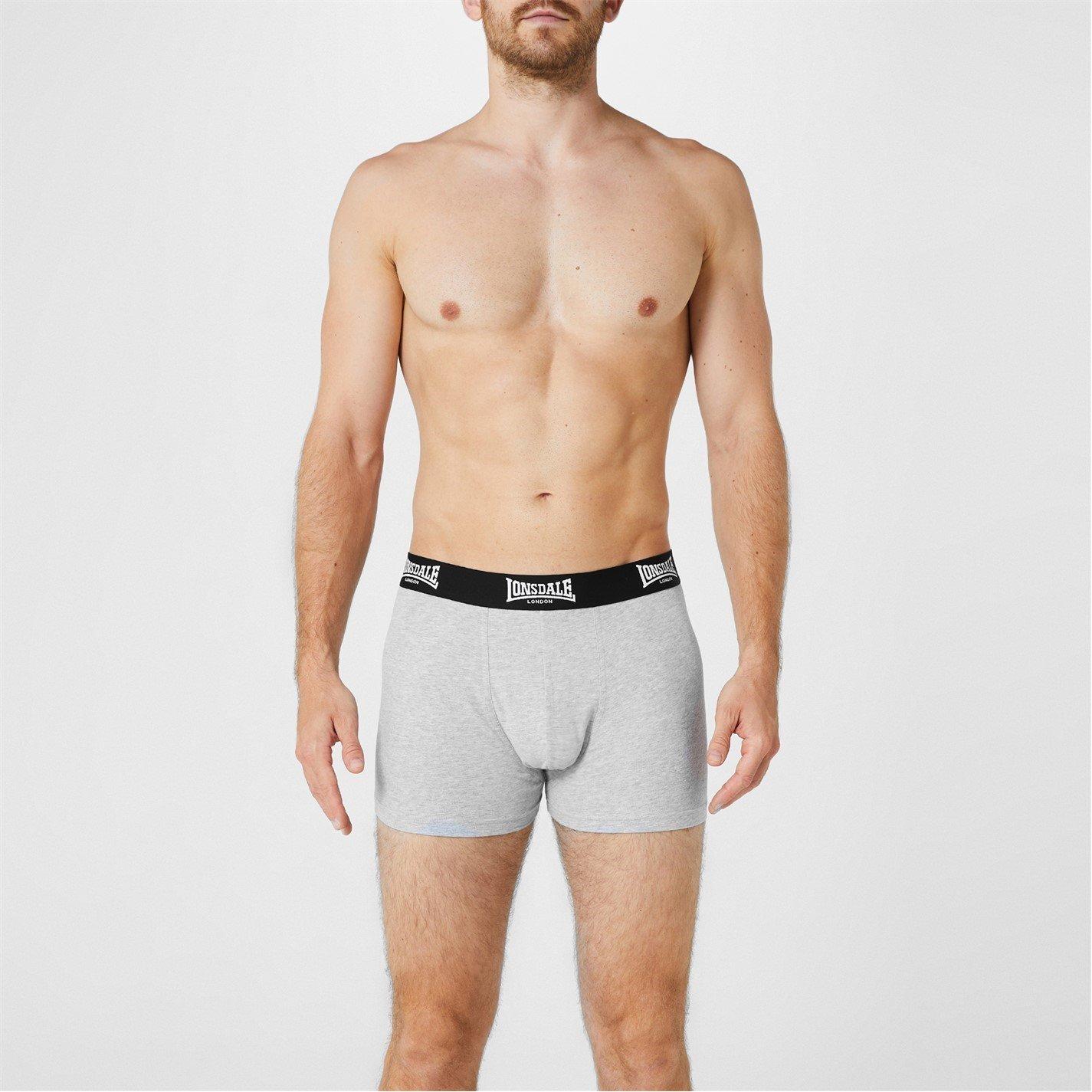 Lonsdale 2 Pack Trunk Mens