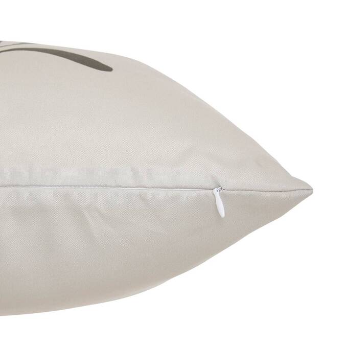 Housse de coussin d'extérieur carré TILEO Beige