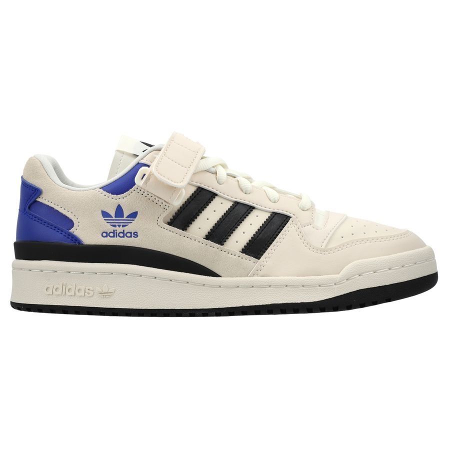 adidas Originals Chaussures Forum Low - Blanc/Noir/Bleu Femme