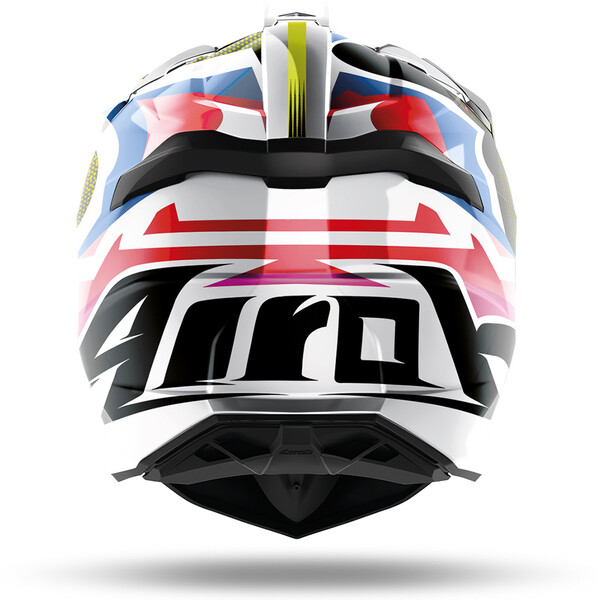 Airoh - Casque Strycker View Blanc / Bleu / Rose / Noir