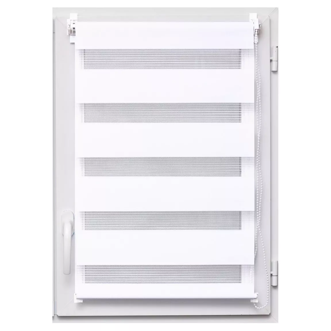Store enrouleur Jour / Nuit (75 x 180 cm) Blanc