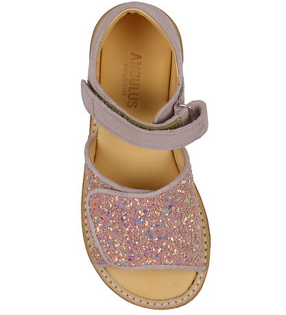 Angulus Sandalen - Pale Rose/Rose Glitter