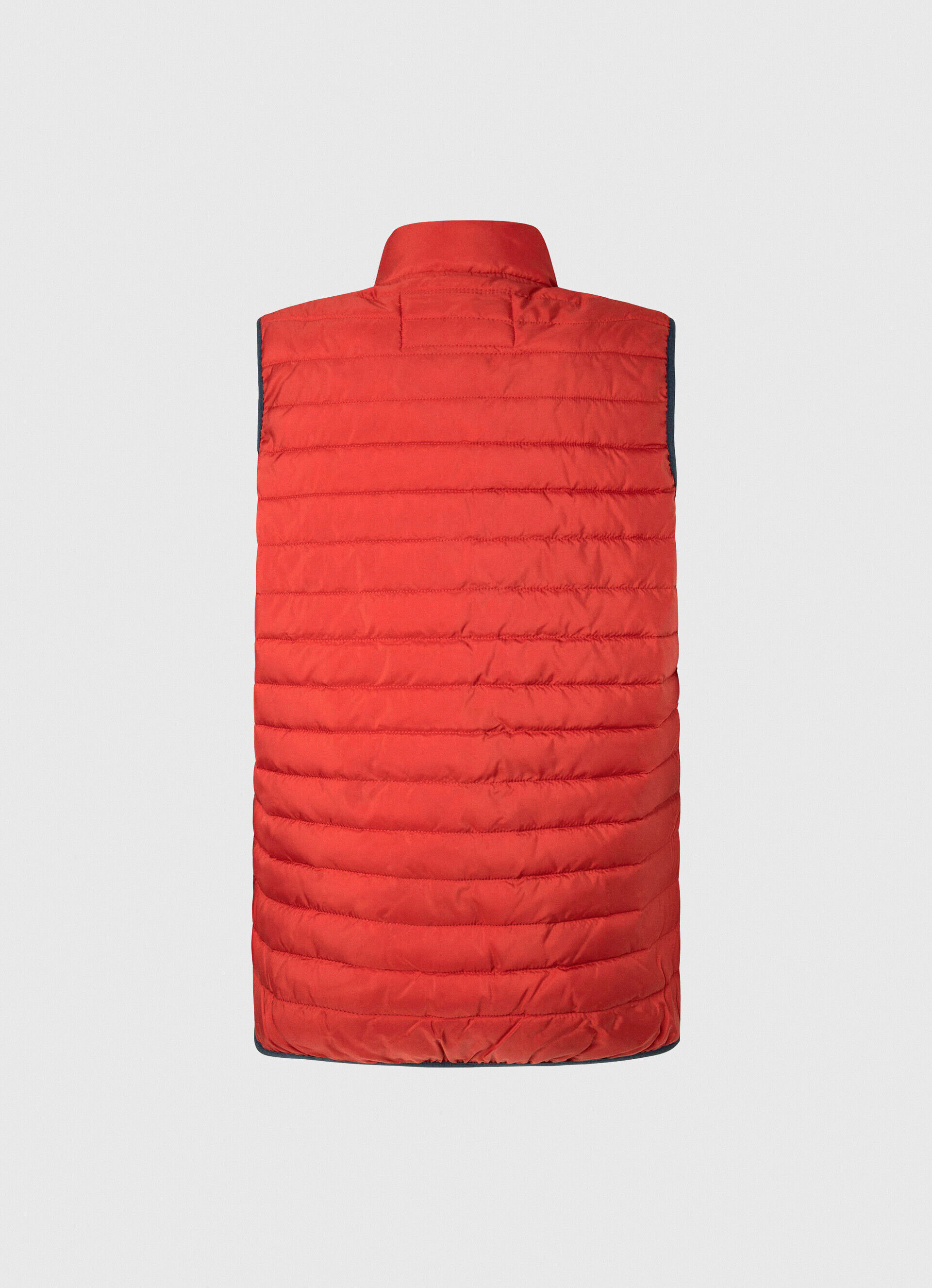 Colete acolchoado com fecho de zíper - vermelho estúdio