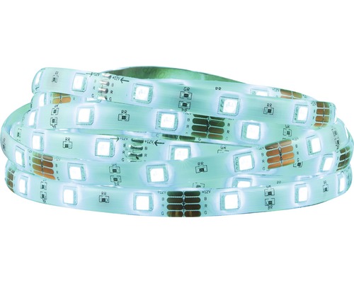 5m RGB LED-strip met 150 LED's en afstandsbediening, 230/12V LED-lichtstrip