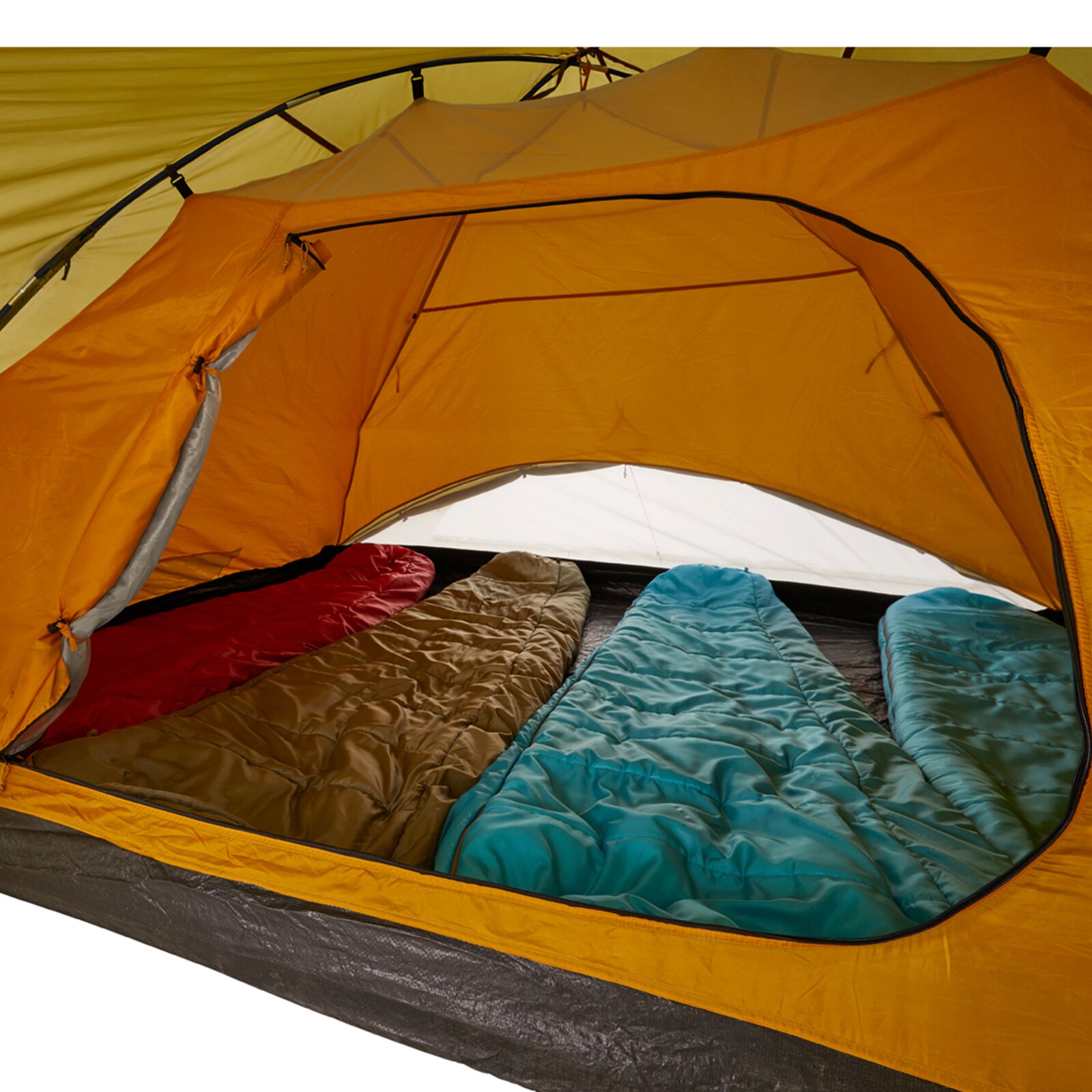 GRAND CANYON Iglu Zelt Topeka 4 Personen Kuppel Trekking Camping Leicht Vorraum Farbe: Capulet Olive