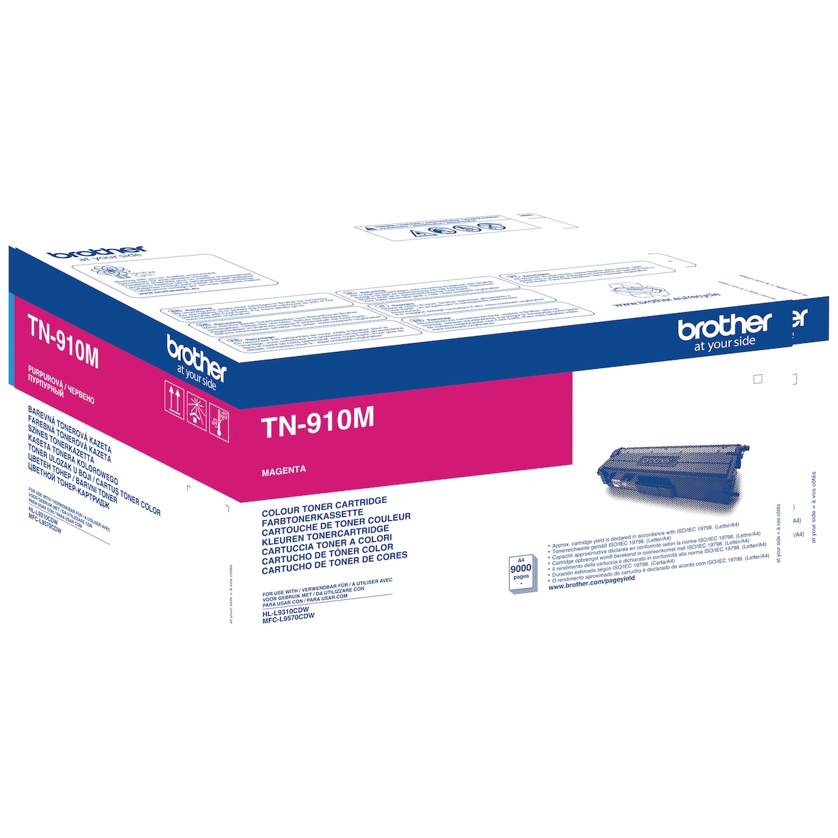 Brother tonerpatron TN-910M ekstra stor Magenta