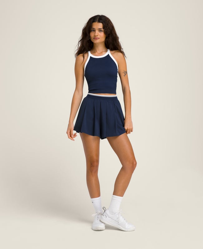 Velocity Pleated Short