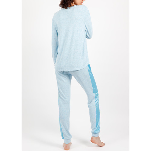 Admas - Pantalones de pijama para el hogarsueño Azul
