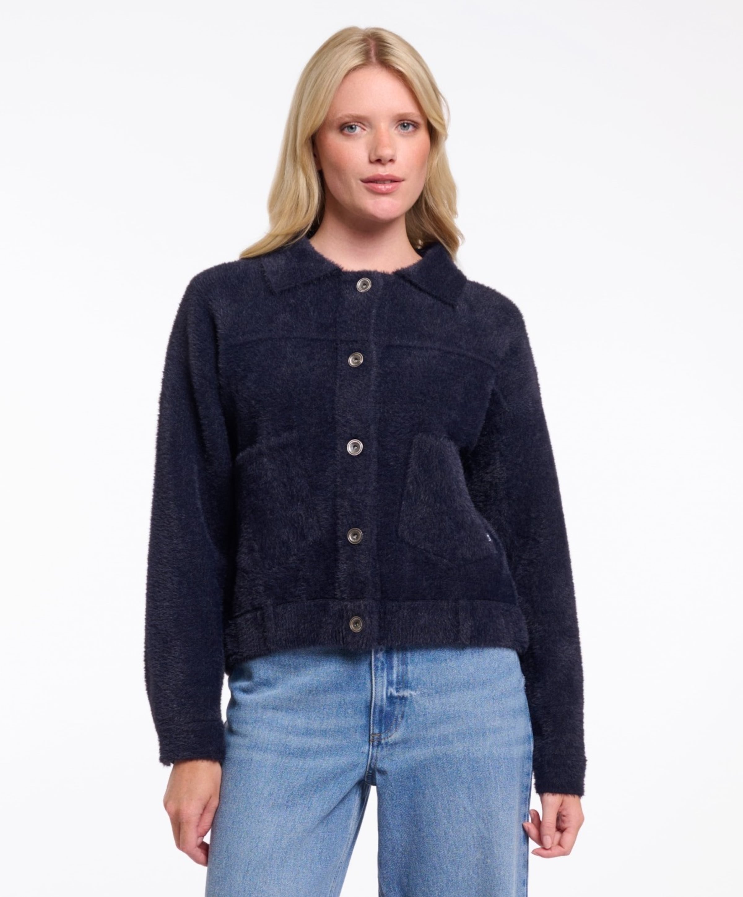 Rino & pelle Dames vest blauw