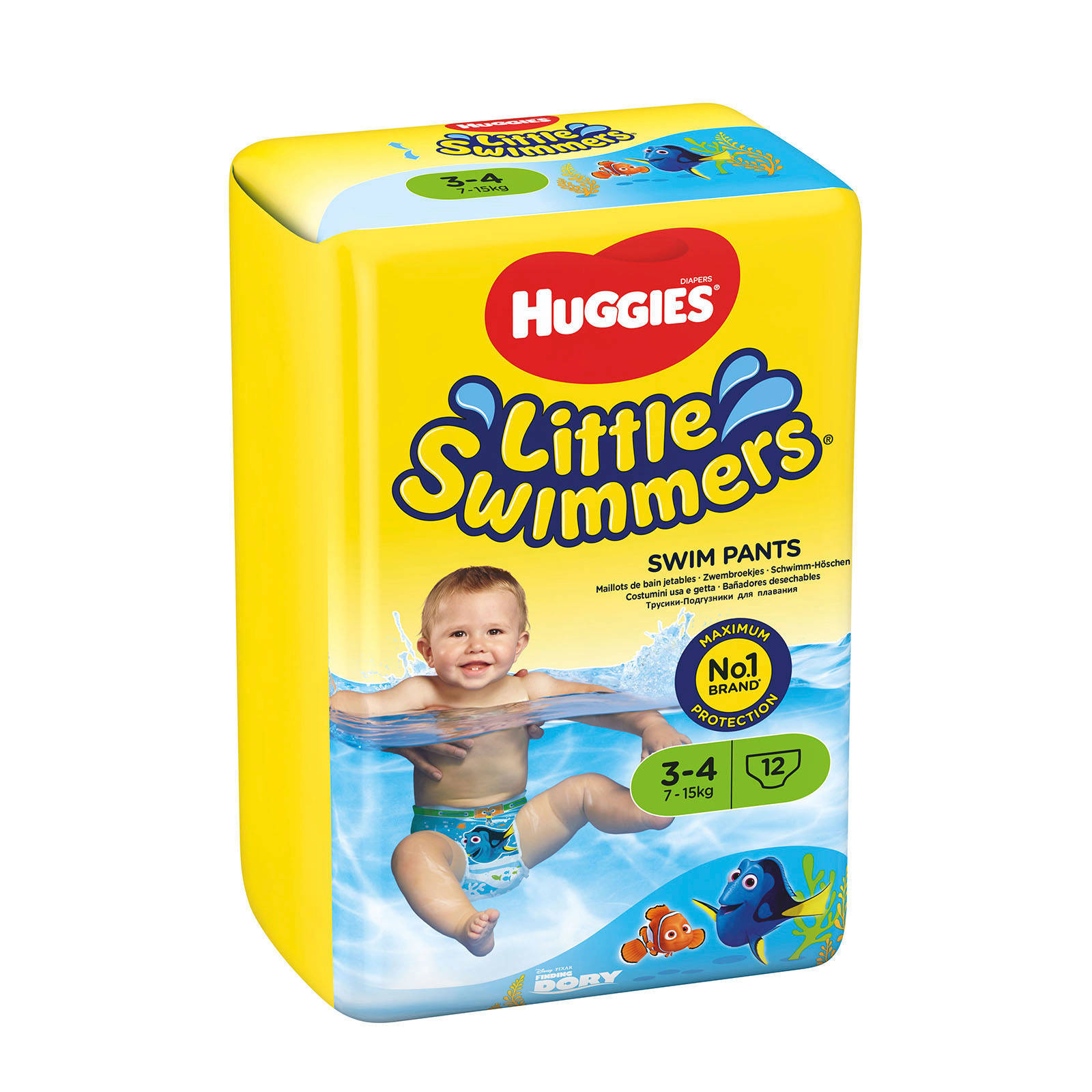 Huggies zwemluiers - maat 3/4 (7 - 15 kg) - 36 stuks