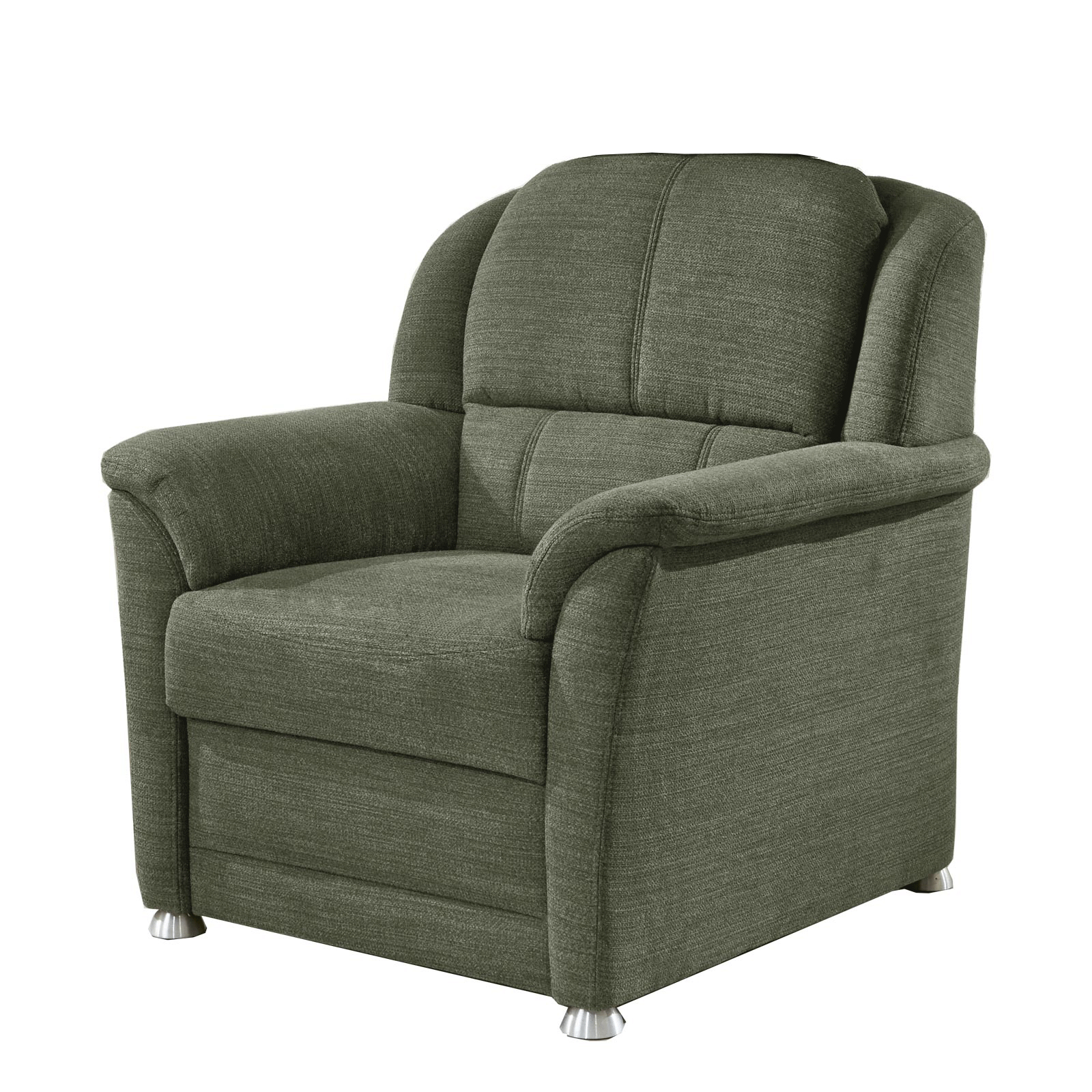 polsterpower Sessel - grün - Microchenille