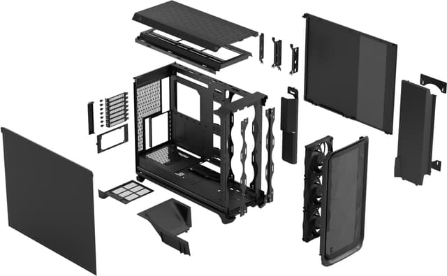 Fractal Design Meshify 3 XL PC kabinet (sort)