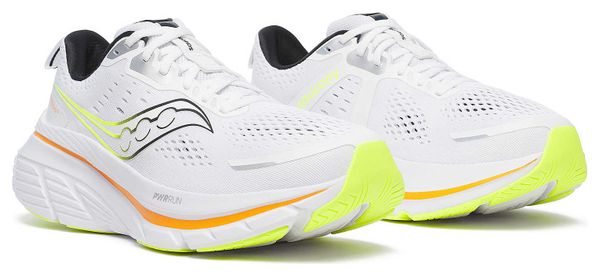 Chaussures Running Saucony Guide 18 Blanc/Orange Homme
