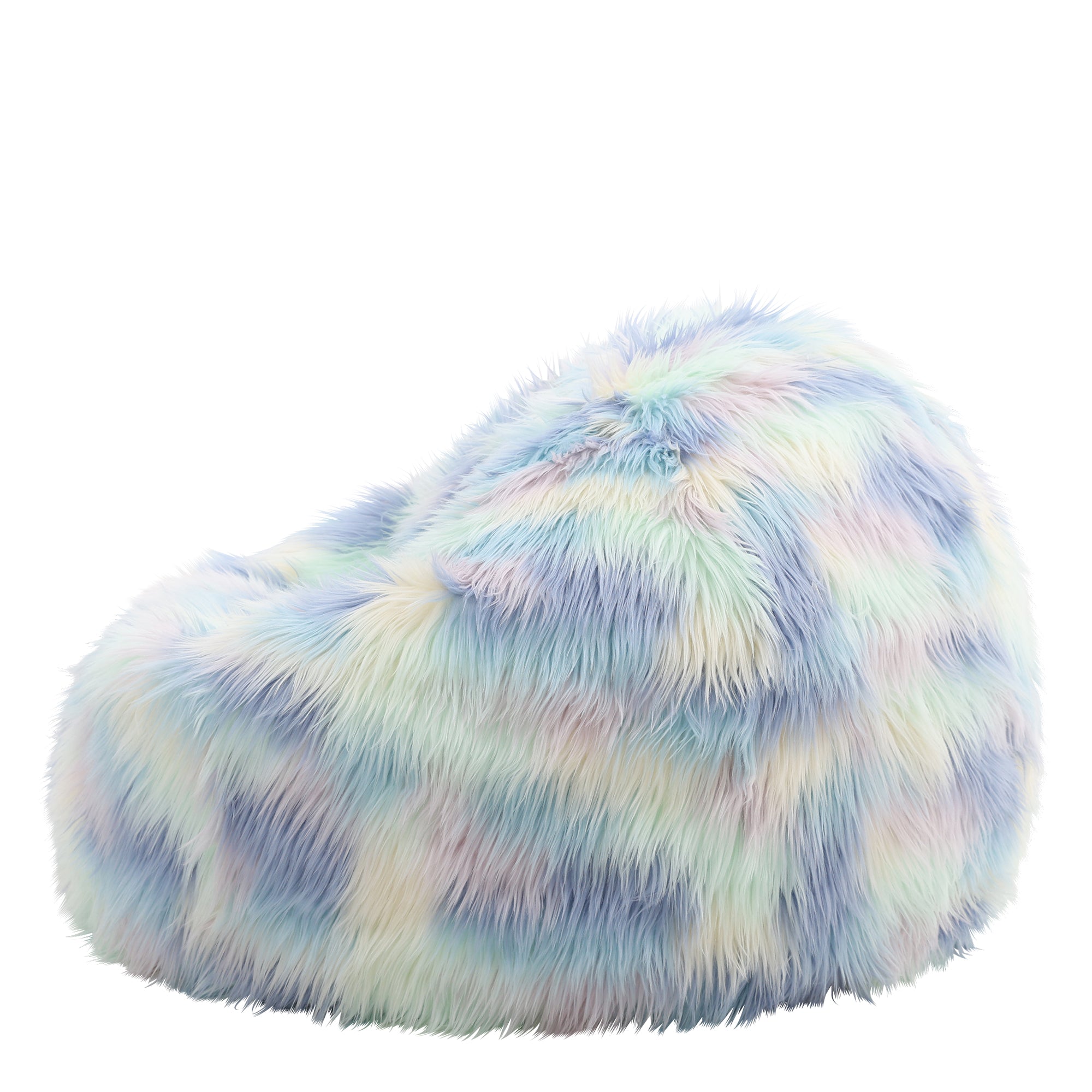icon Kingston Zitzak - Fluffy Pluche Imitatiebont - Eenhoorn