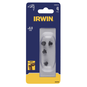 Irwin centreerpunten voor deuvels van Ø6 mm. Inhoud 4 stuks.