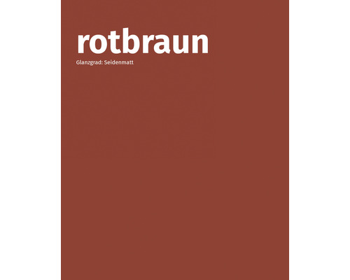 Remmers Deckfarbe Holzfarbe rotbraun 2,5 l