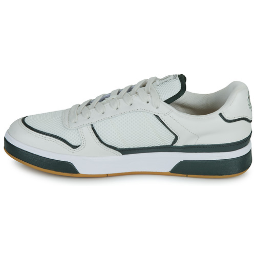 Fred Perry - B300 LEATHER/MESH - Blanc / Noir
